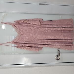 City Triangle Dress Midi A-line Open Shoulder